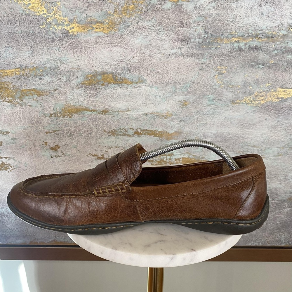 Born Shoes Mens Size 11 Brown Leather Penny Loafers Slip On Casual Comfort - Picture 6 of 11